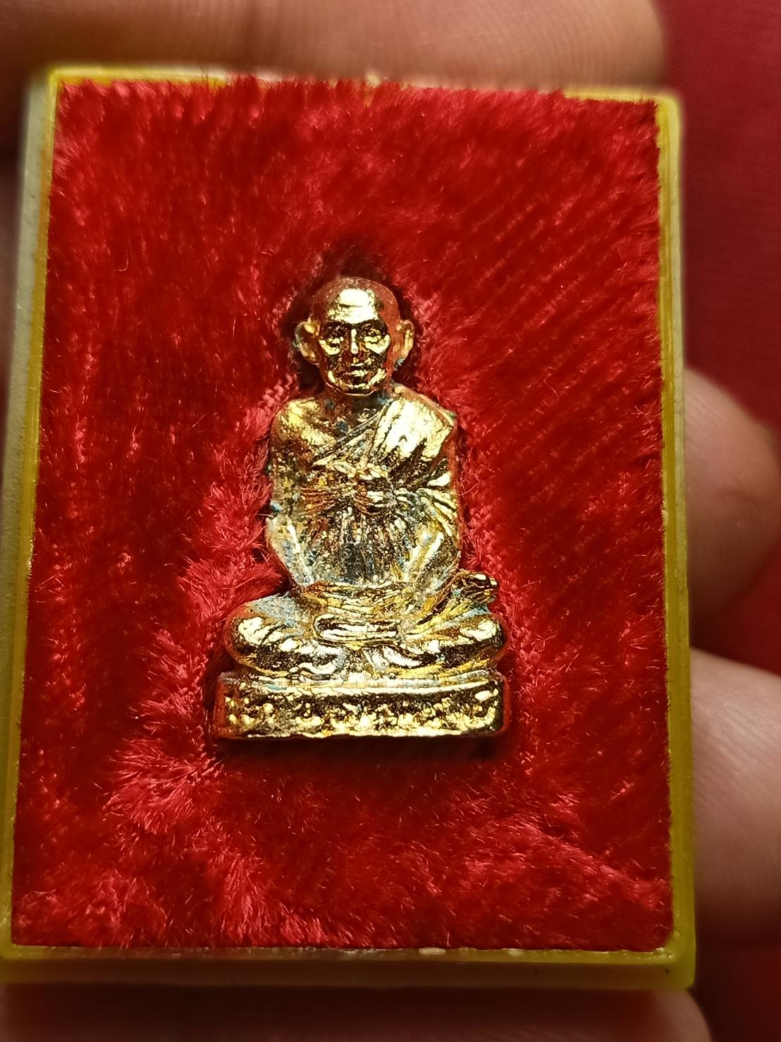 รูปหล่อสมเด็จโต วัดระฆัง กทม. คณะศิษย์สมเด็จสร้าง พร้อมกล่อง (SKU-06708)