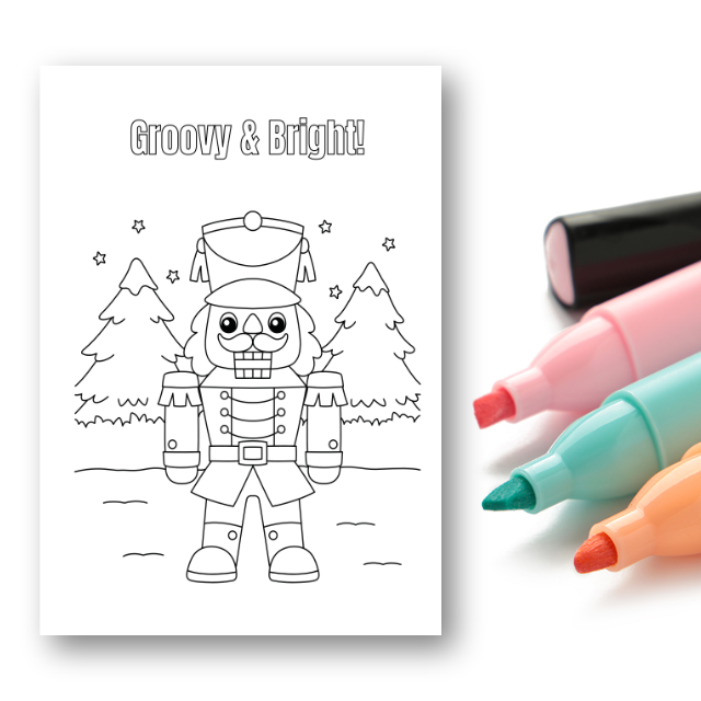 สมุดระบายสีคริสต์มาส (Christmas Coloring Book 2) พร้อมคำพูดวันคริสต์มาส