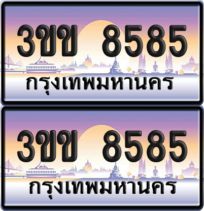 ทะเบียน PAITABIEN 8585 – เลขประมูล 3ขข 8585 (1)