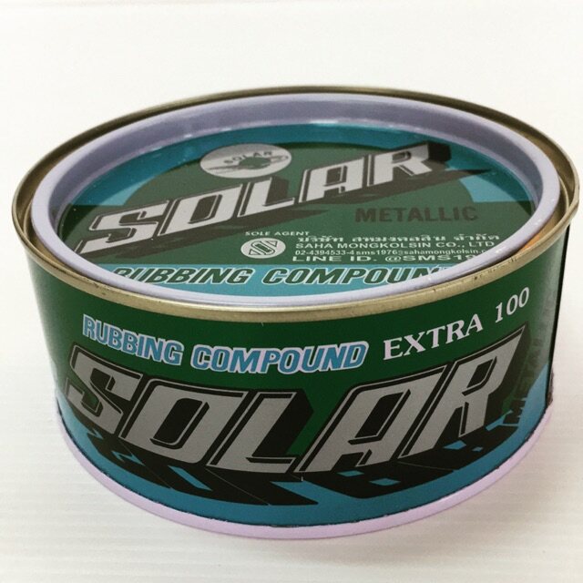 น้ำยาขัดรถ SOLAR 500กรัม(ราคารวมแวท)น้ำยาลบรอยขีดข่วนสีรถ ครีมลบรอยรถ น้ำยาขัดลบรอย น้ำยาลบรอยรถ{2005930601}