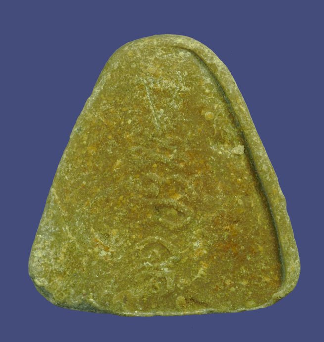 *40461 พระปิดตาหลวงพ่อโอด วัดจันเสน หลังยันต์ เนื้อผงน้ำมัน พิมพ์ใหญ่ 6