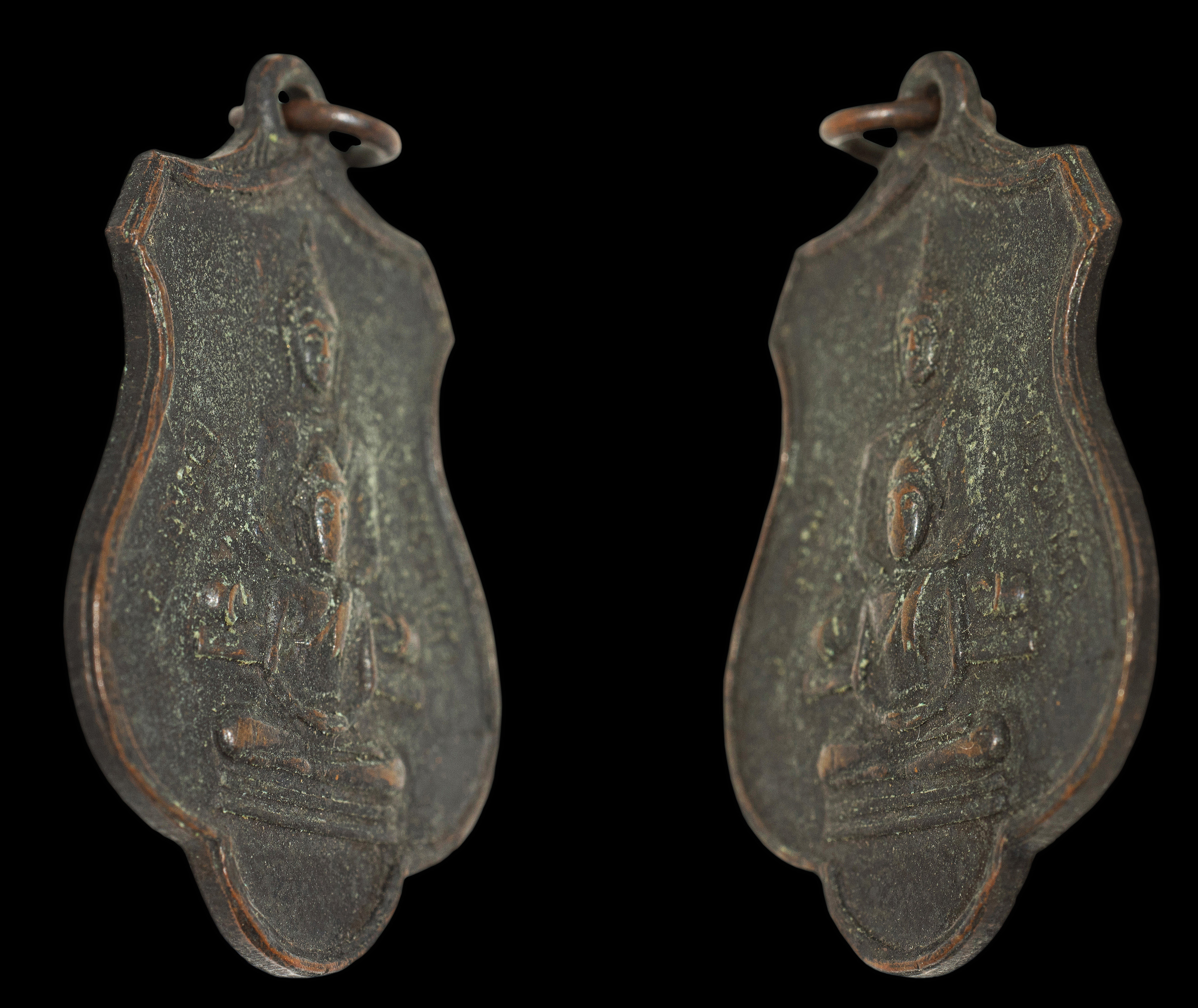 เหรียญพุทธซ้อน หลวงพ่อรอด วัดศรีจุฬา นครนายก 2 โค้ท ปี 2515