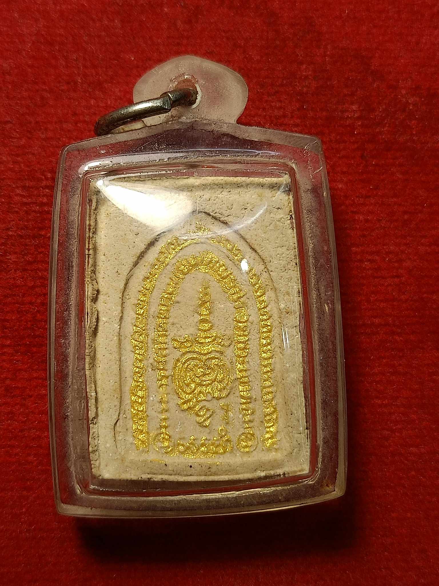 พระผงรูปเหมือน หลวงพ่ออั้น คนฺธาโร วัดพระญาติการาม จ.อยุธยา (SKU-03114)