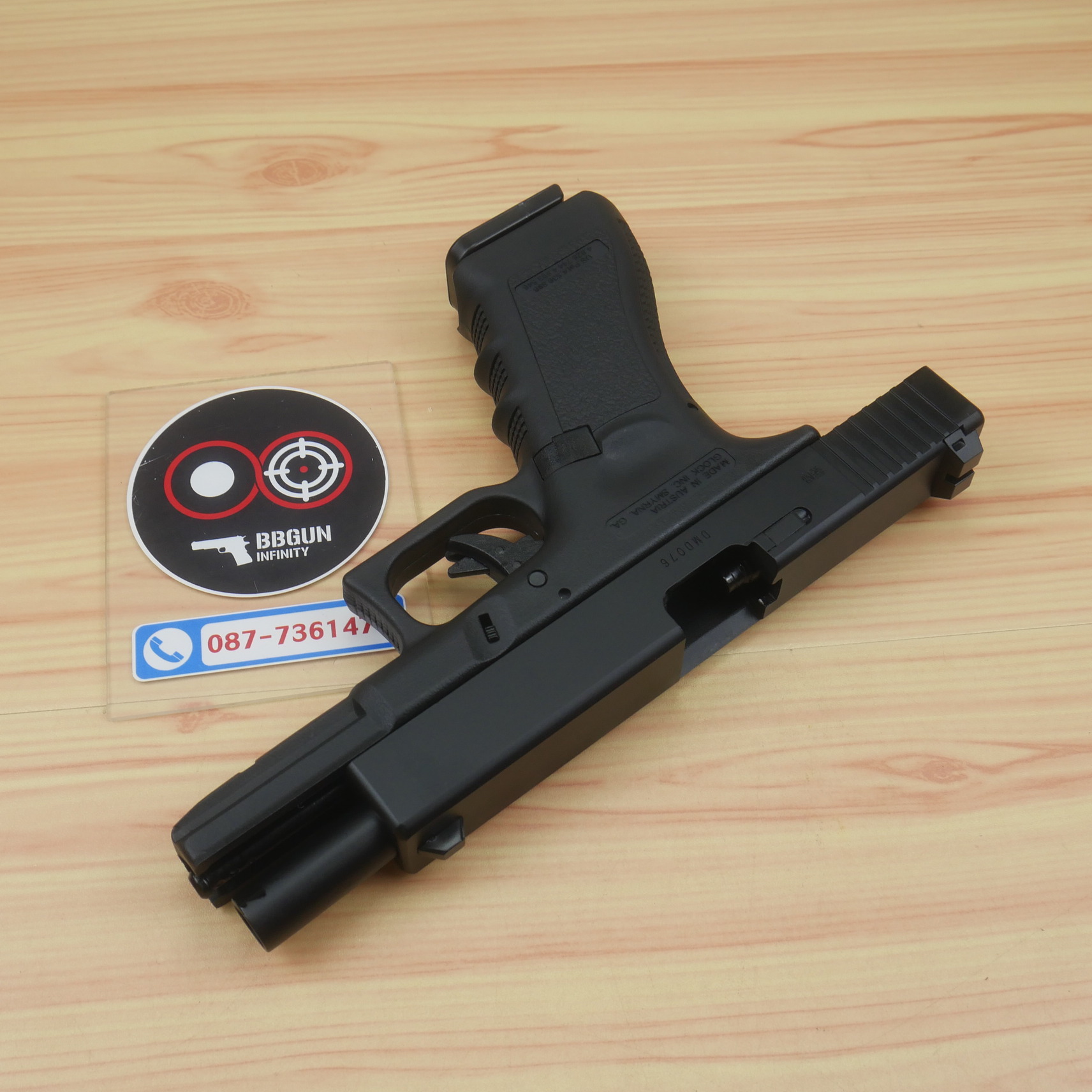 บีบีกันอัดแก๊ส Army Armament R17 Glock17 gen 3 สีดำ BB GUN