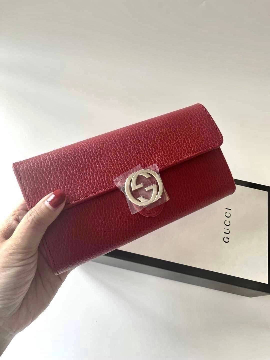 Gucci Interlocking Flap Wallet