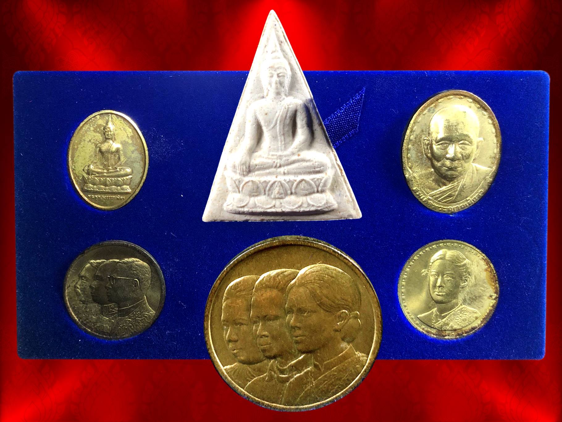 สิ่งมงคลสักการะ ครบชุด 6 รายการ วัดบวรนิเวศ พ.ศ.2529