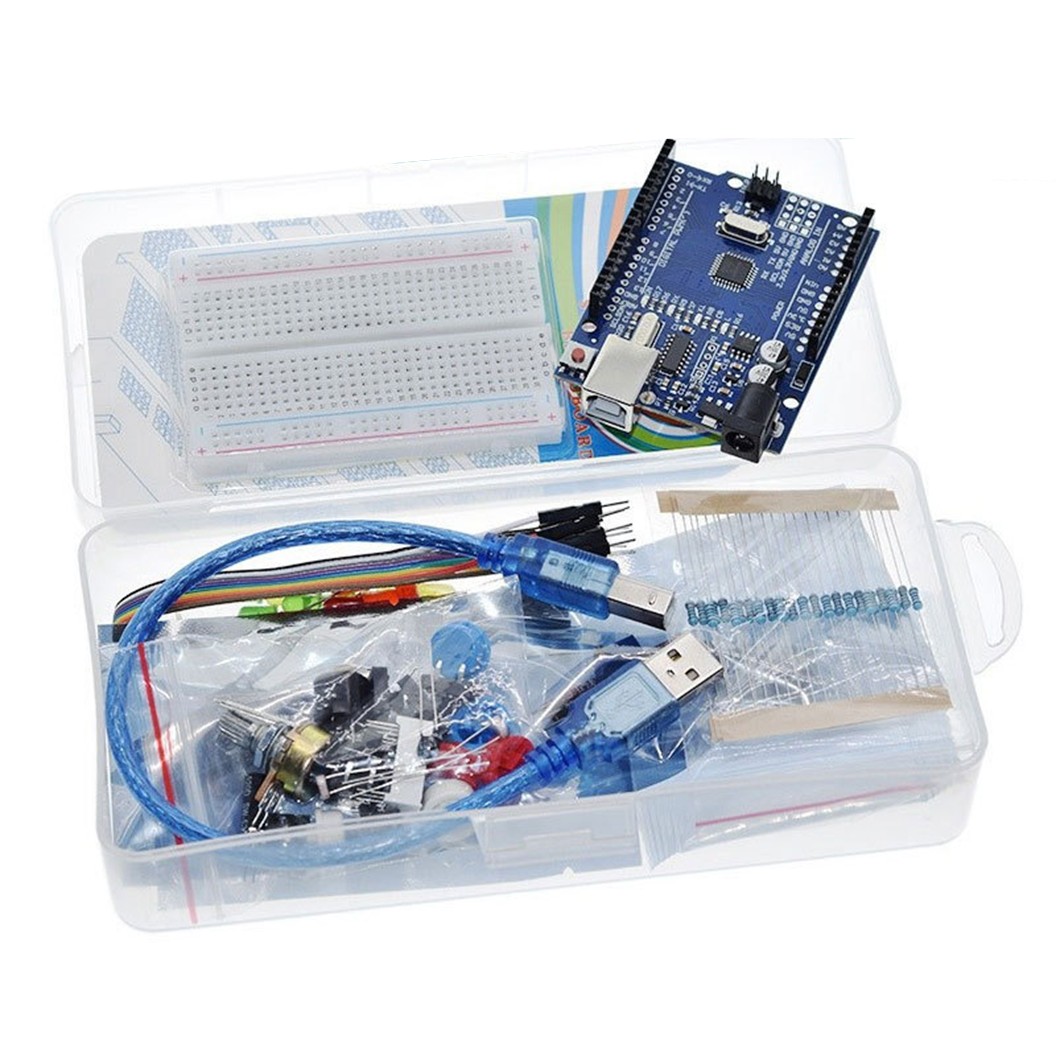 CAE-002 ชุดเรียนรู้ Arduino UNO R3 SMD Chip Learning Project Starter Kit ชุดเล็ก ชุดเริ่มต้นเรียนรู้อาร์ดูโน่