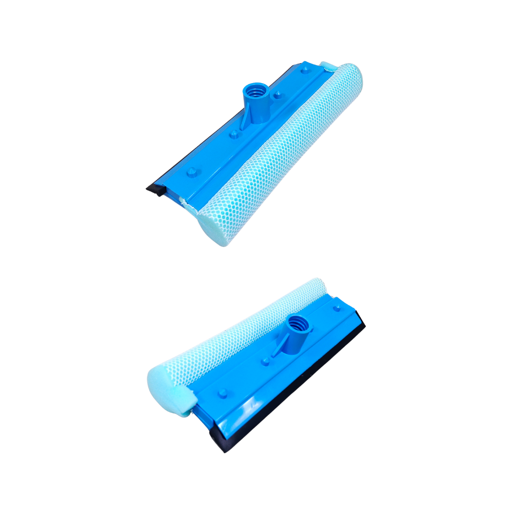 ไม้เช็ดกระจกขนาด 10" ด้ามอลูมีเนียม ยืด-หดได้ ปรับได้สูงสุด 1.20 ม.(ราคารวมแวท) ฟองน้ำเช็ดกระจก {รหัสสินค้า2301704903}