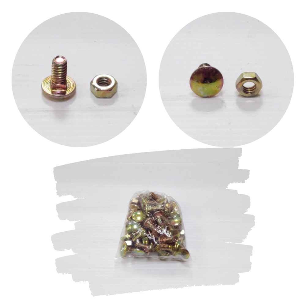 น็อตเหล็กฉาก แผ่นมุมฉากยึดเหล็กฉากรู (ราคารวมแวท) ชั้นวางของ อุปกรณ์ทำชั้นเหล็กฉาก ประกอบเหล็กฉากเจาะรู