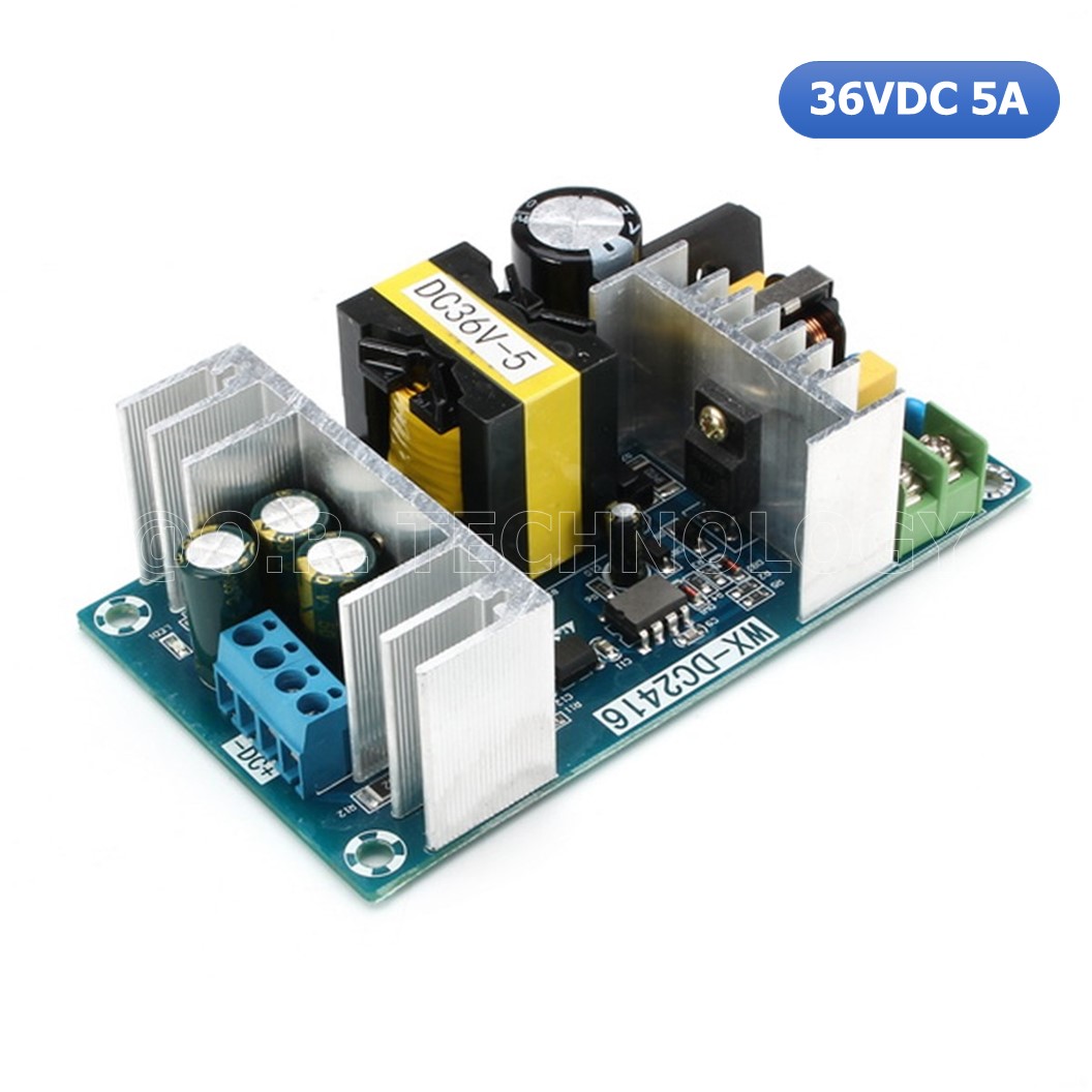 (1ชิ้น) AA612 ตัวแปลงไฟ สวิตช์จ่ายไฟ สวิตชิ่ง AC-DC Switching Power Supply Board 100-240VAC to 36VDC 5A 180W