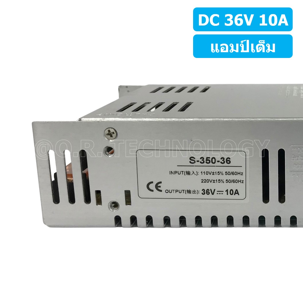 (1ชิ้น) S-350-36 36VDC 10A สวิตชิ่งเพาเวอร์ซัพพลาย แหล่งจ่ายไฟ ตัวแปลงไฟ Switching Power Supply แอมเต็ม DC 36V