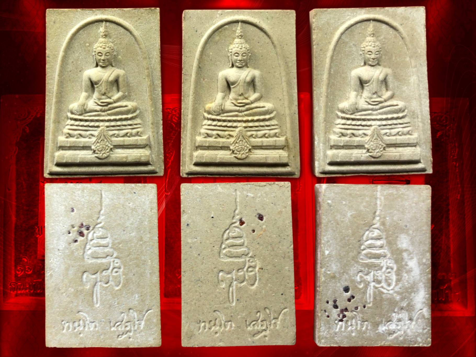 พระพุทธชินสีห์ ภปร.(สมเด็จทันโต) ผสมมวลสารมหามงคลพระทนต์ในหลวง ร.9 ปี 2533 พิมพ์ใหญ่ มีกล่องครบถ้วน บูชาเบาๆ (สวยแชมป์ครับ) รวม 3 องค์