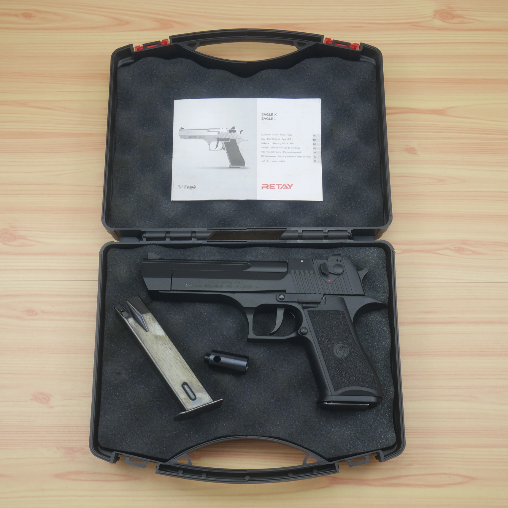 แบลงค์กัน RETAY EAGLE X Desert Eagle สีดำ Black BLANK GUN