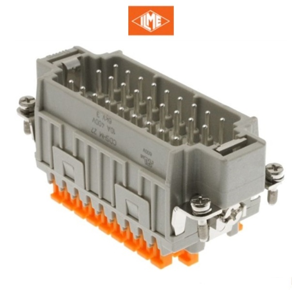 CDSHM09 Male insert SQUICH spring terminal connection without tools 9poles10A 400V "ILME"