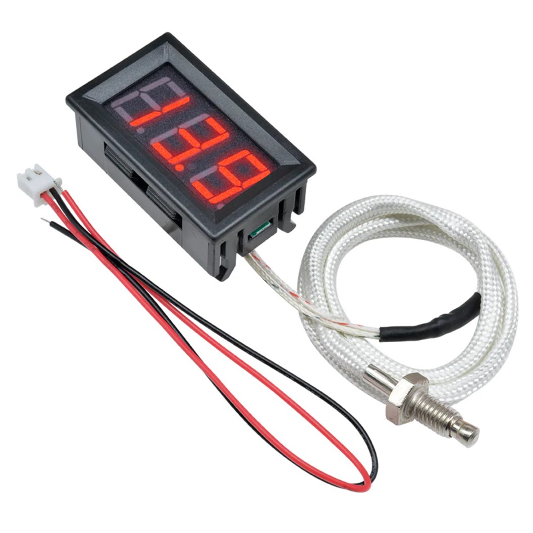 XH-B310 เครื่องวัดอุณหภูมิ เทอร์โมมิเตอร์ 0.56” LED 12V Thermometer Temperature meter (-30°C-800°C) K-type Thermocouple ตัววัดอุณหภูมิสูง