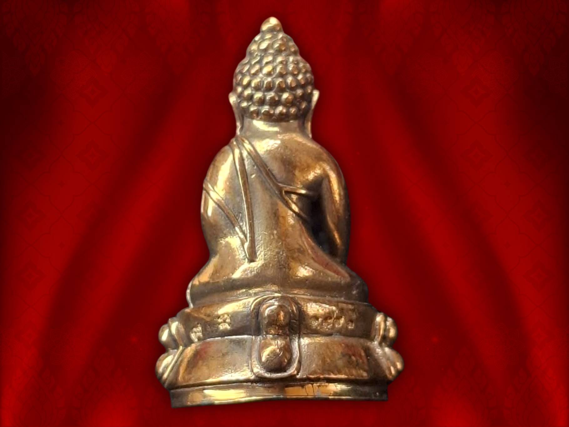 พระกริ่งพุทธญาณวเรศ (ปวเรศน้อย) พิมพ์ใหญ่ (เนื้อนวะโลหะ) ที่ระลึกมงคลศตวรรษ สมเด็จพระญาณสังวร สมเด็จพระสังฆราช ปี 2556 กล่อง