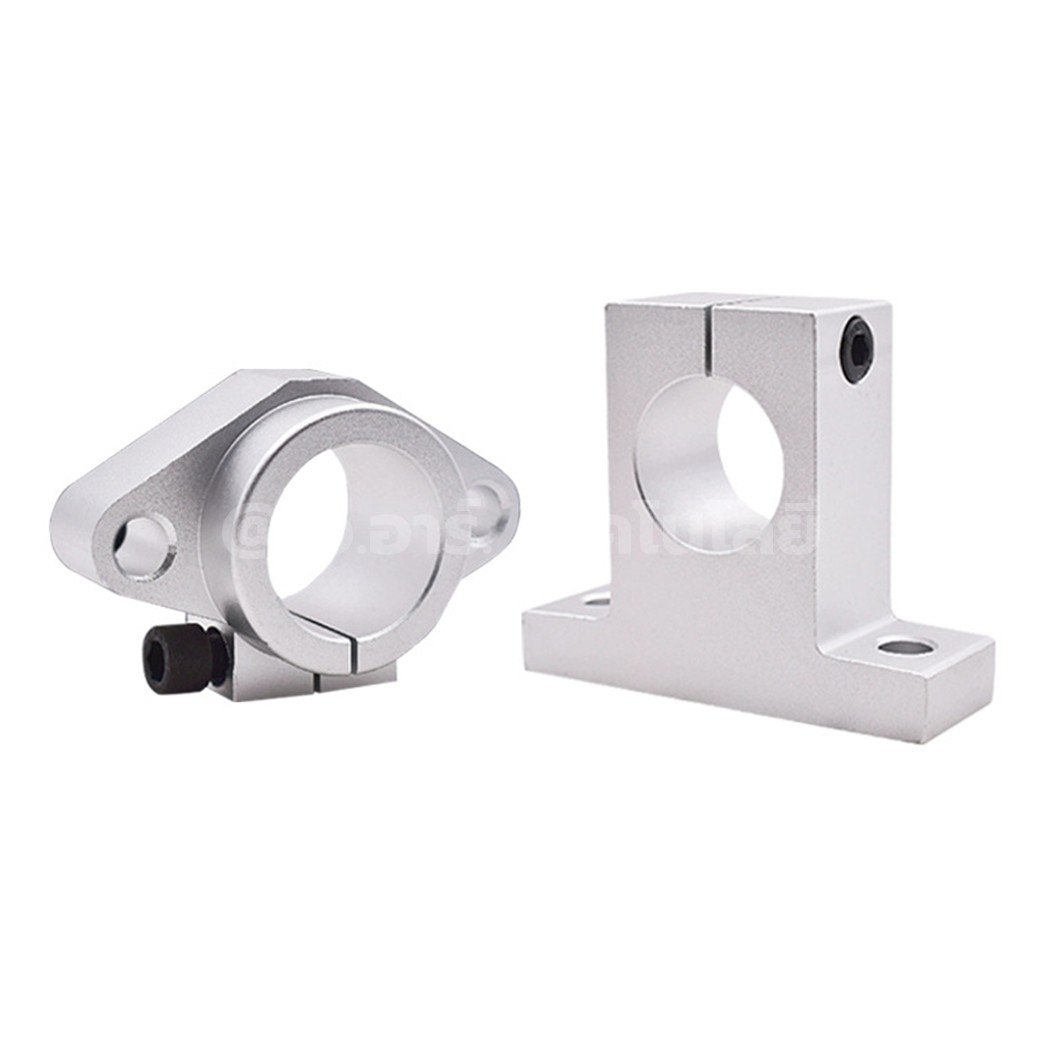 SK/SHF ขาตั้งเพลา แนวตั้ง/แนวนอน ขนาด 6-20mm Vertical/Horizontal SK/SHF Linear Shaft Support Rod Aluminum Alloy ตัวยึดแกน ฐานยึดแกน ขายึดเพลา SK8/SK10/SK12/SK16/SK20 SHF8/SHF10/SHF12/SHF16/SHF20 ฐานยึดเพลา ข้อต่ออลูมิเนียม