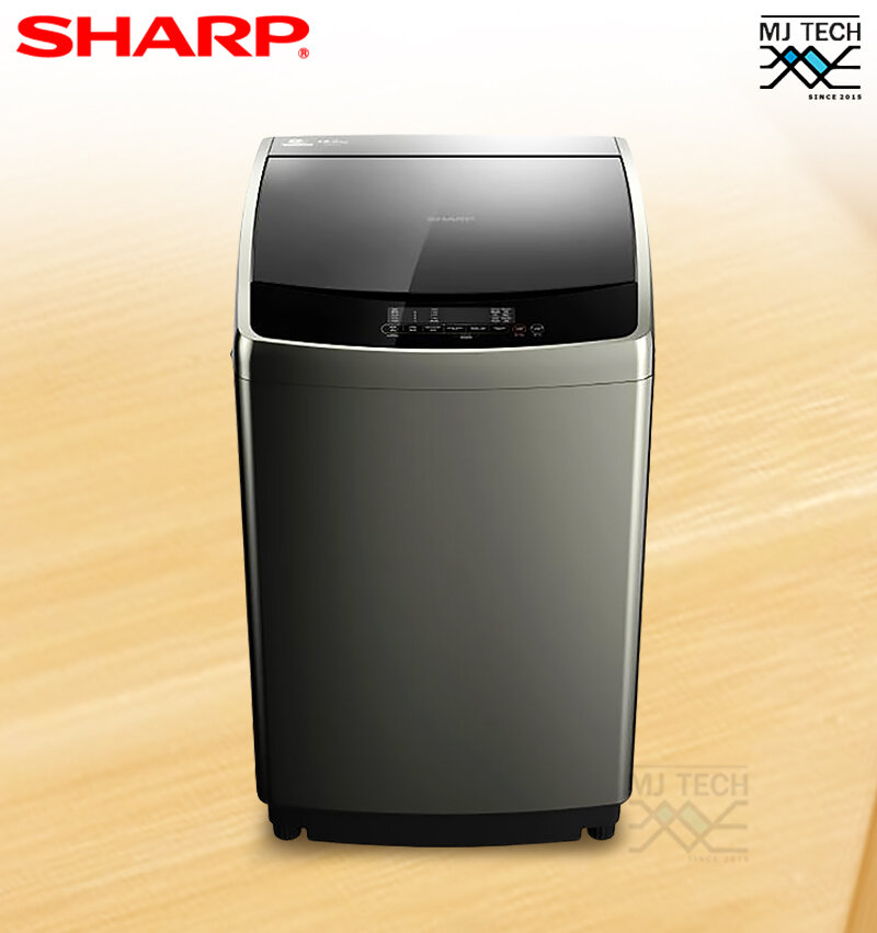 SHARP เครื่องซักผ้าฝาบน ขนาด 16 กก. รุ่น ES-WJX16-GY