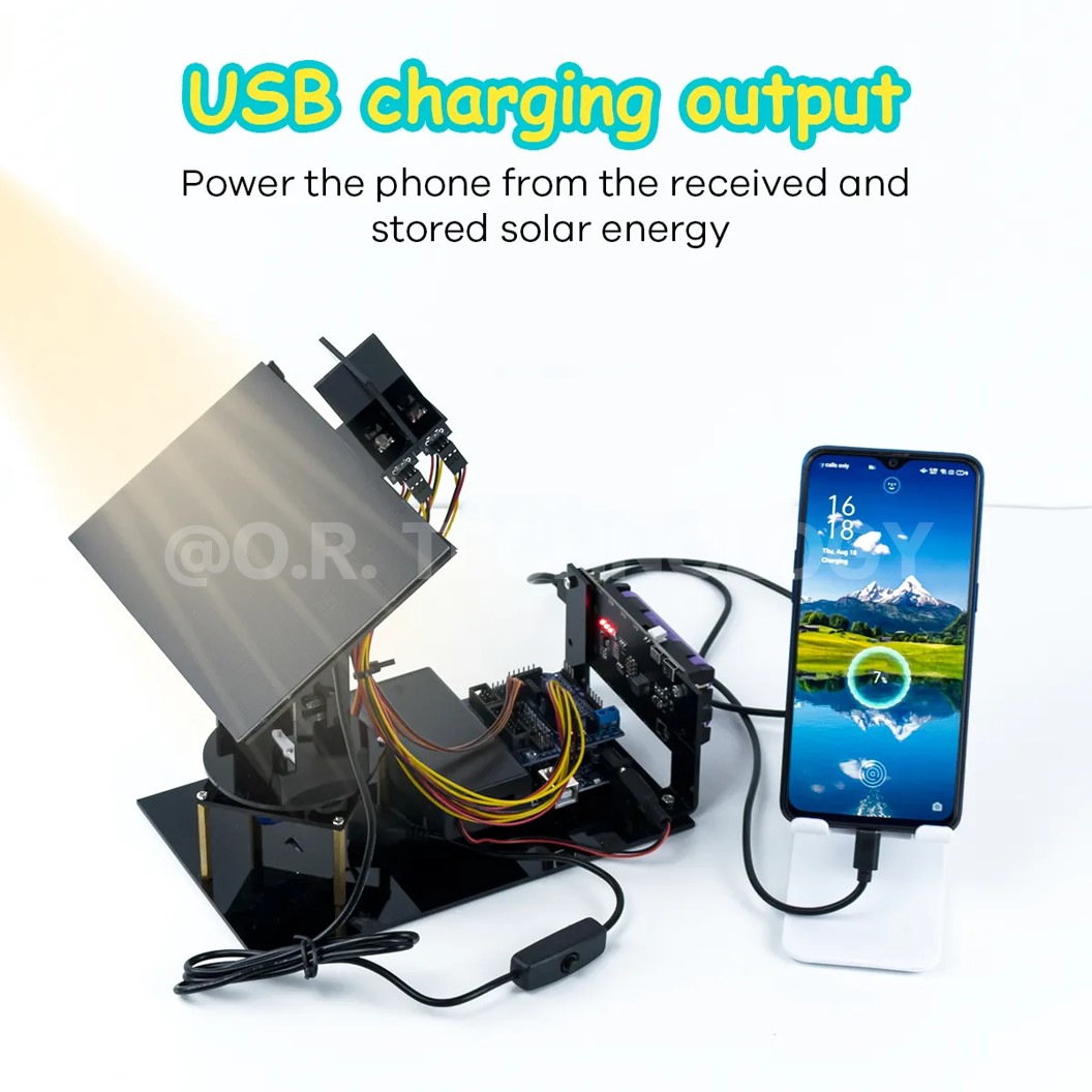 ชุดส่งเสริมการเรียนรู้ ชุดติดตามพลังงานแสงอาทิตย์ LAFVIN SOLAR TRACKING KIT ชุดทดลองโซล่าเซลล์