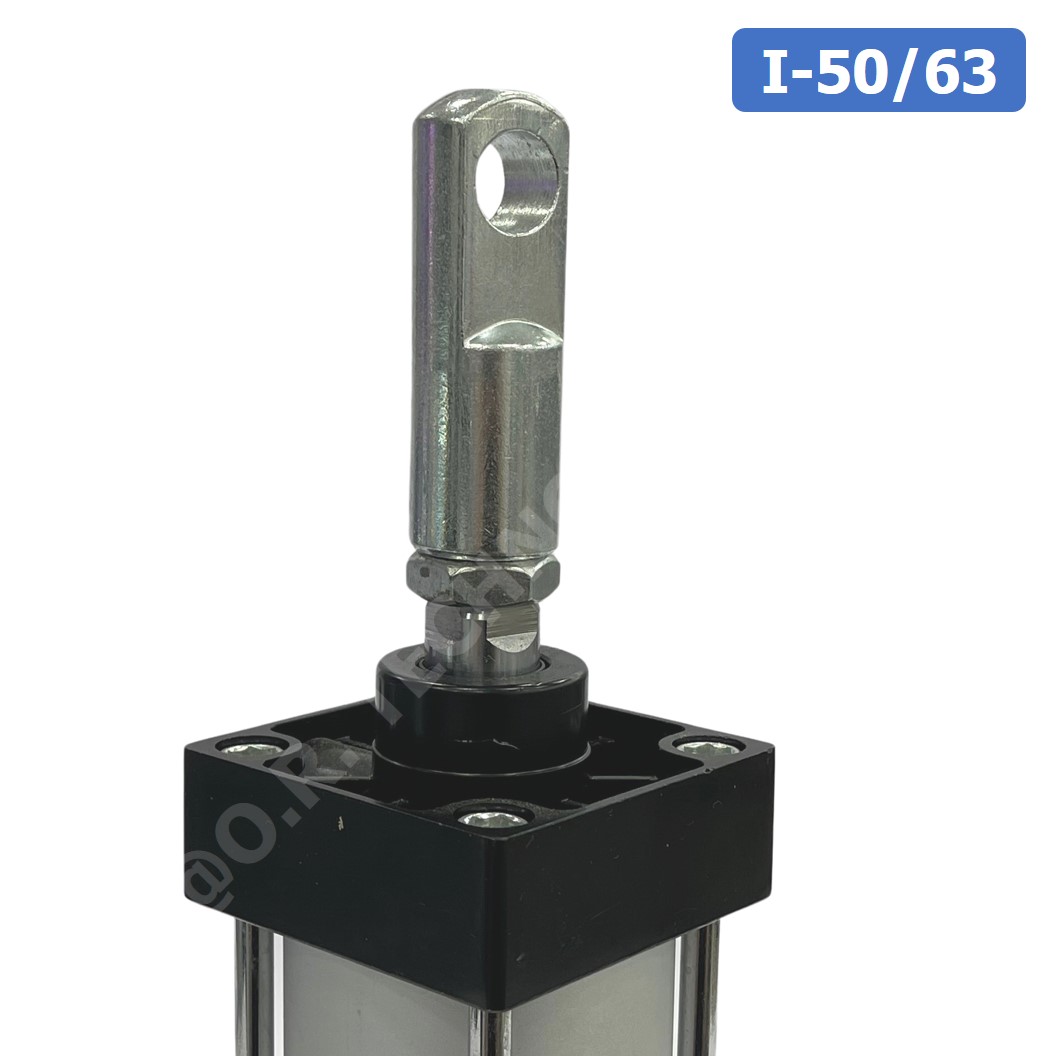 (1ชิ้น) I-50/63 I-50 I-63 ตัวยึดแกนกระบอกลม แบบตรง I Joint Air Cylinder สำหรับกระบอกลม SC 50/63 ขายึดกระบอกลม ตรง ตัวต่อปลายแกนกระบอกลม เกลียวใน M16x1.5