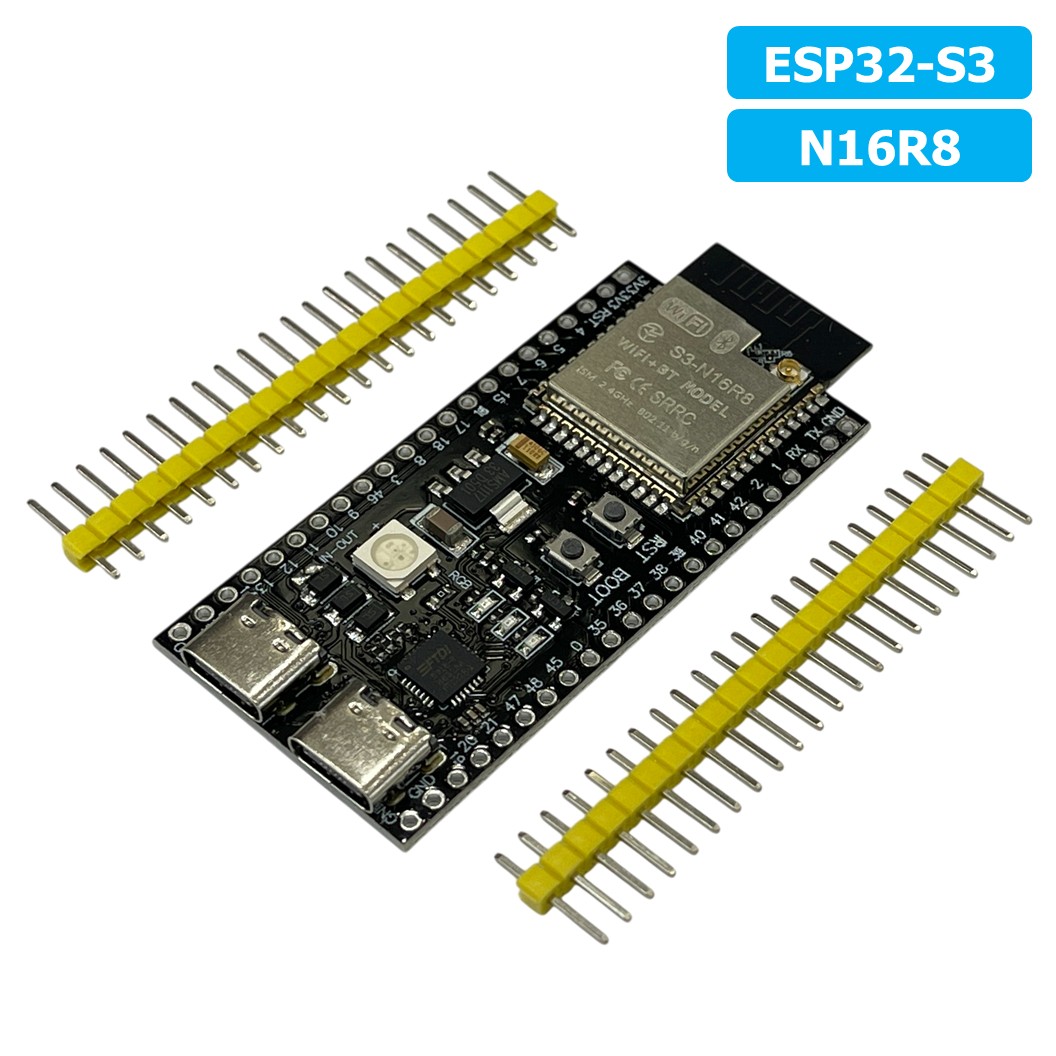 CB301 บอร์ด ESP32-S3 N16R8 แบบไม่บัดกรีขา มีช่องเสียบเสาอากาศ ESP32-S3-DevKitC-1 WROOM-1-N16R8 ESP-32-S3