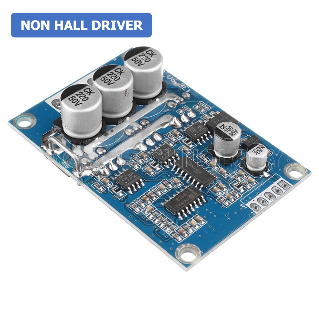 (1ชิ้น) AA692 บอร์ดไดร์ฟมอเตอร์ไร้แปลงถ่าน โมดูลไดร์ฟมอเตอร์ไร้แปลงถ่าน DC 12V-36V 15A 500W Brushless Motor Controller Hall Motor Balanced Car Driver Board Non Hall Driver