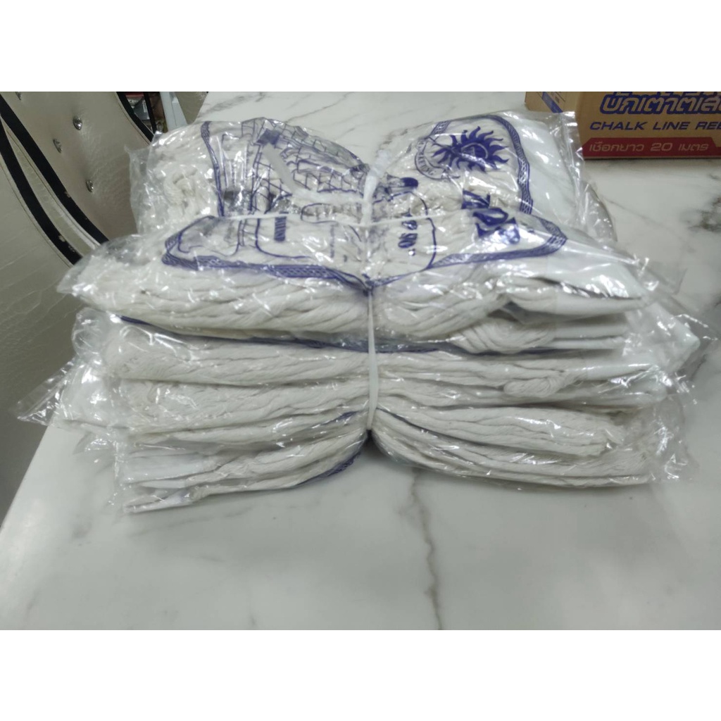 ไม้ถูพื้นม็อบหนีบ ขนาด 10" ด้ามคละสี+ผ้าแบน 200g. (มัด:1โหล)(ราคารวมแวท) {รหัสสินค้า2302304906}