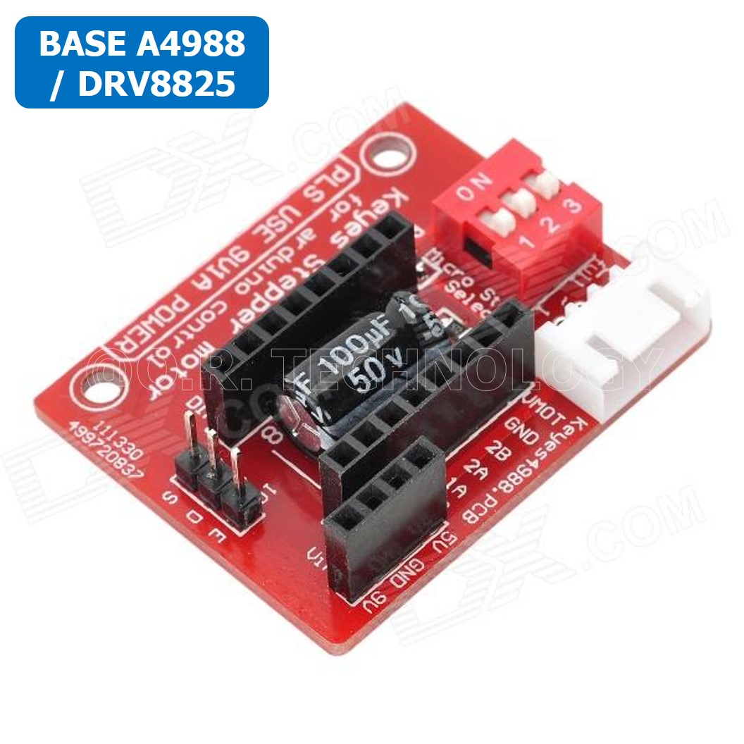 (1ชิ้น) XQ924 Base A4988 / DRV8825 Stepper motor driver Base ฐานรอง ไดร์ฟสเต็ปเปอร์มอเตอร์