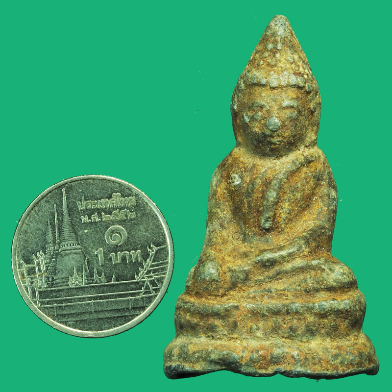 *37325 พระรัตนแก้บน เนื้อชินตะกั่ว สนิมแดง 13