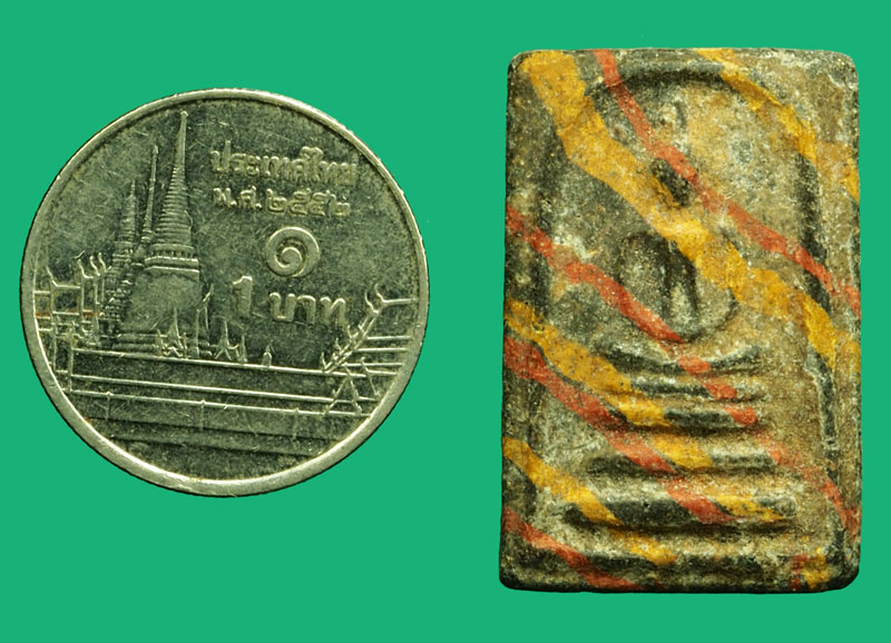 *36625 พระสมเด็จคะแนนสายรุ้ง หลวงพ่อขอม วัดไผ่โรงวัว (หลวงพ่อกวย วัดโฆษิตรารามร่วมปลุกเสก) 84