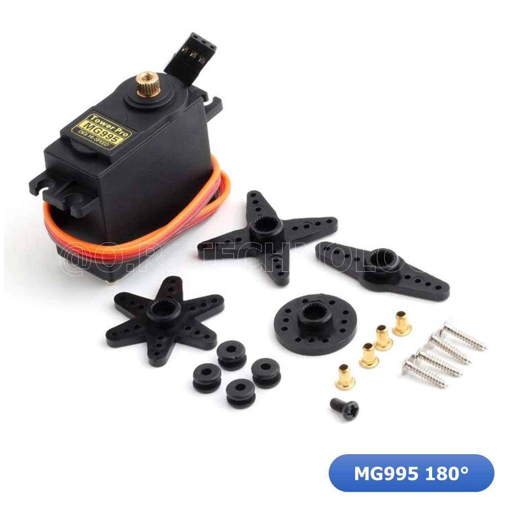 (1ชิ้น) AA223 เซอร์โวมอเตอร์ Servo MG995 12KG 180 องศา normal quality