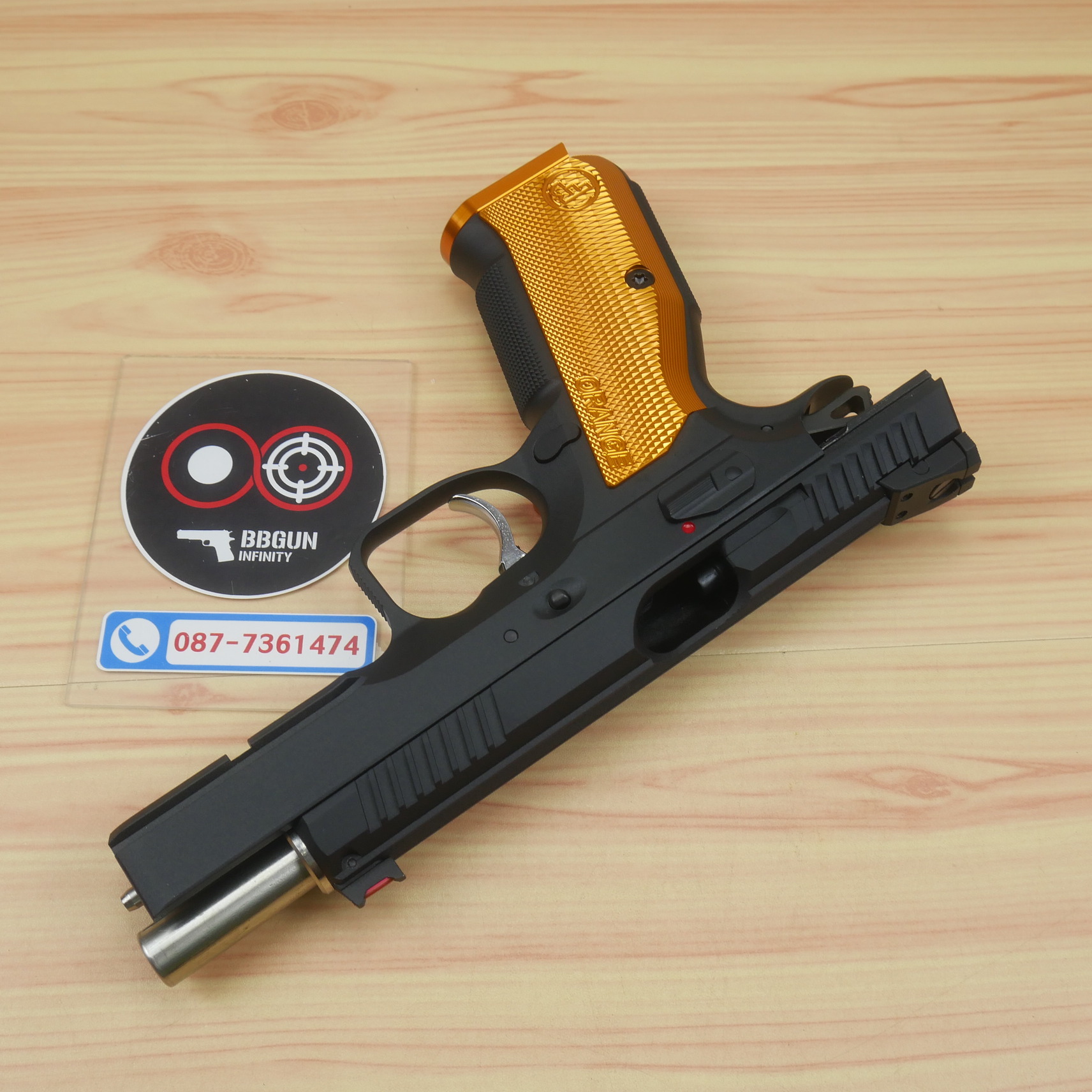 KJ Works CZ Shadow 2 ASG Orange CNC