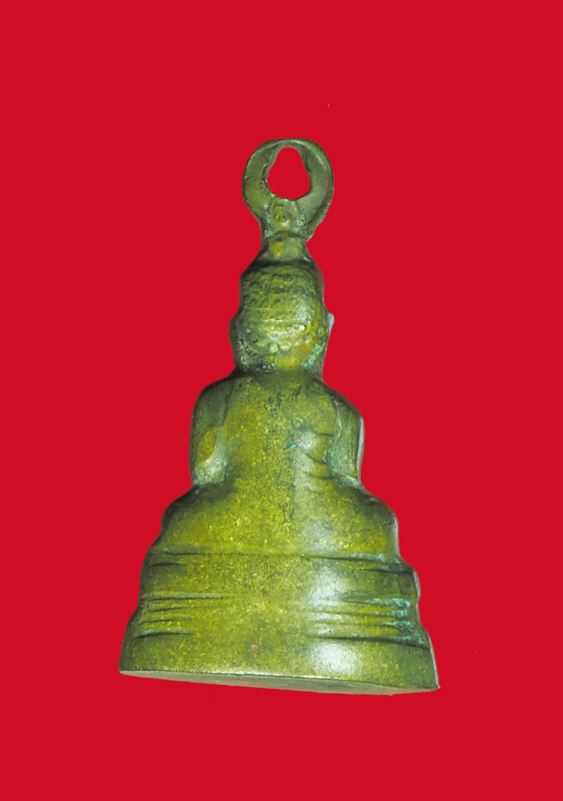 *32315 พระกริ่งหลวงพ่อโต วัดบางพลี สมุทรปราการ เนื้อทองเหลือง 7