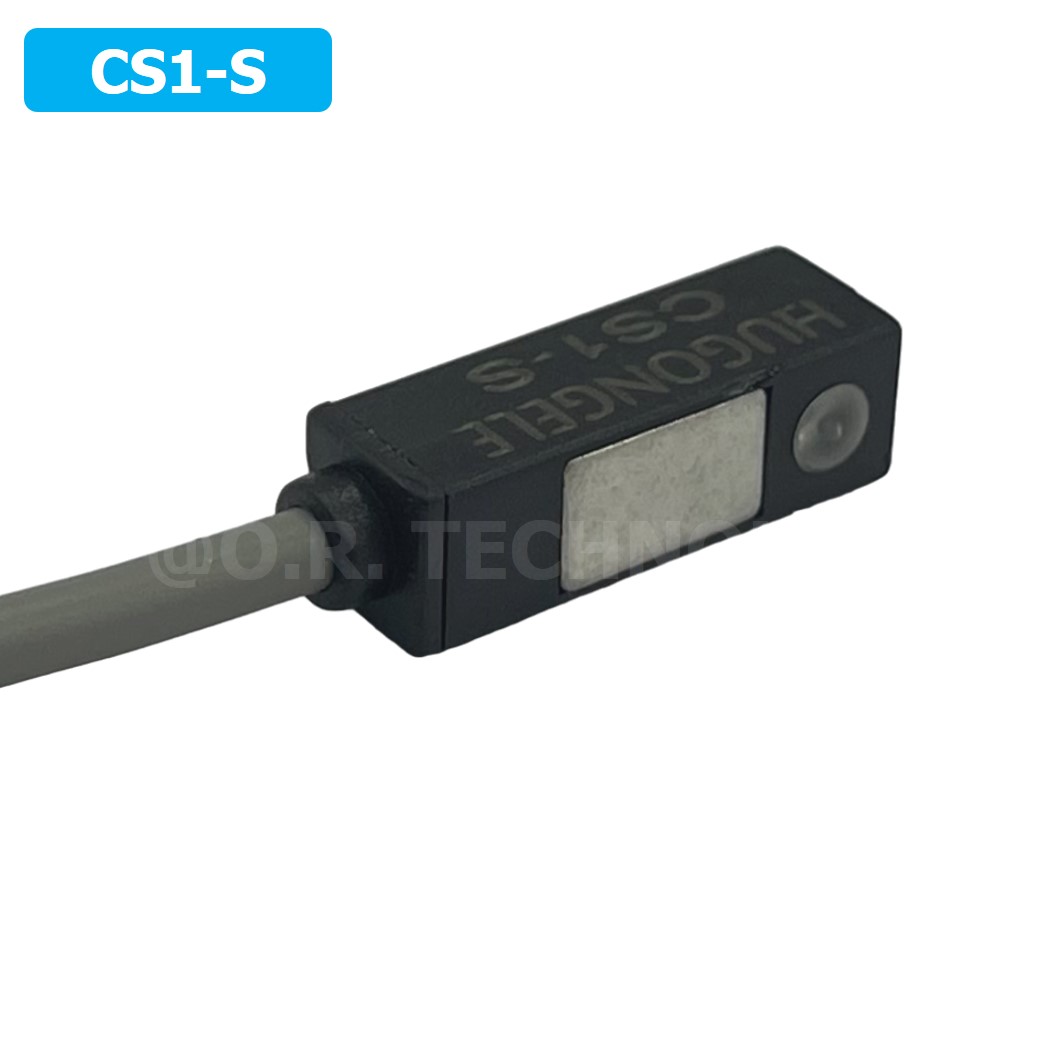 HUGONGELE CS1-S เซนเซอร์กระบอกลม หรีดสวิตช์ Magnetic Sensor Reed Switch เซนเซอร์แม่เหล็ก for Pneumatic Cylinder