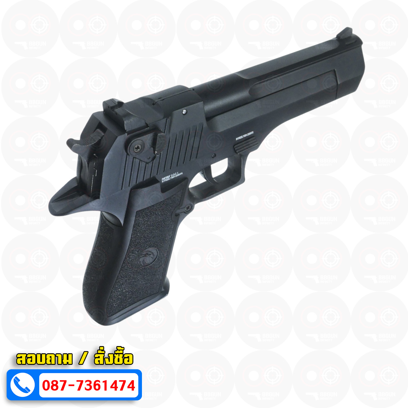แบลงค์กัน RETAY EAGLE X Desert Eagle สีดำ Black BLANK GUN