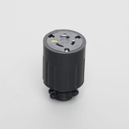 AMERICAN DENKI 3314R-L5 2-Pole 3-Wire Grounding 30A 125V (NEMA L5-30) Connector Body (Rubber Housing)