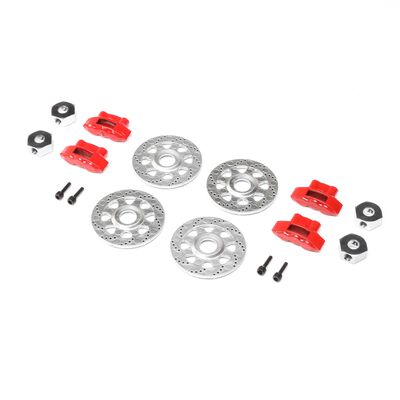 LOS232076 Brake Set with Wheel Hex and Pin: RZR Rey