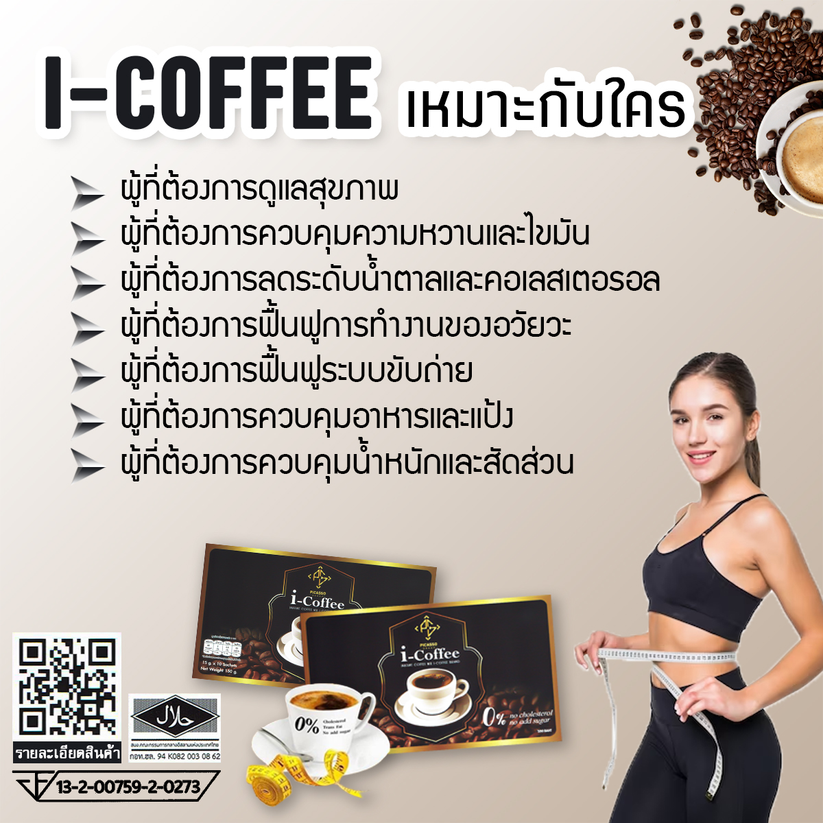 I-Coffee (ไอ-คอฟฟี่) กาแฟงาดำเพื่อสุขภาพ ที่อุดมไปด้วยสารสกัดจากธรรมชาติ