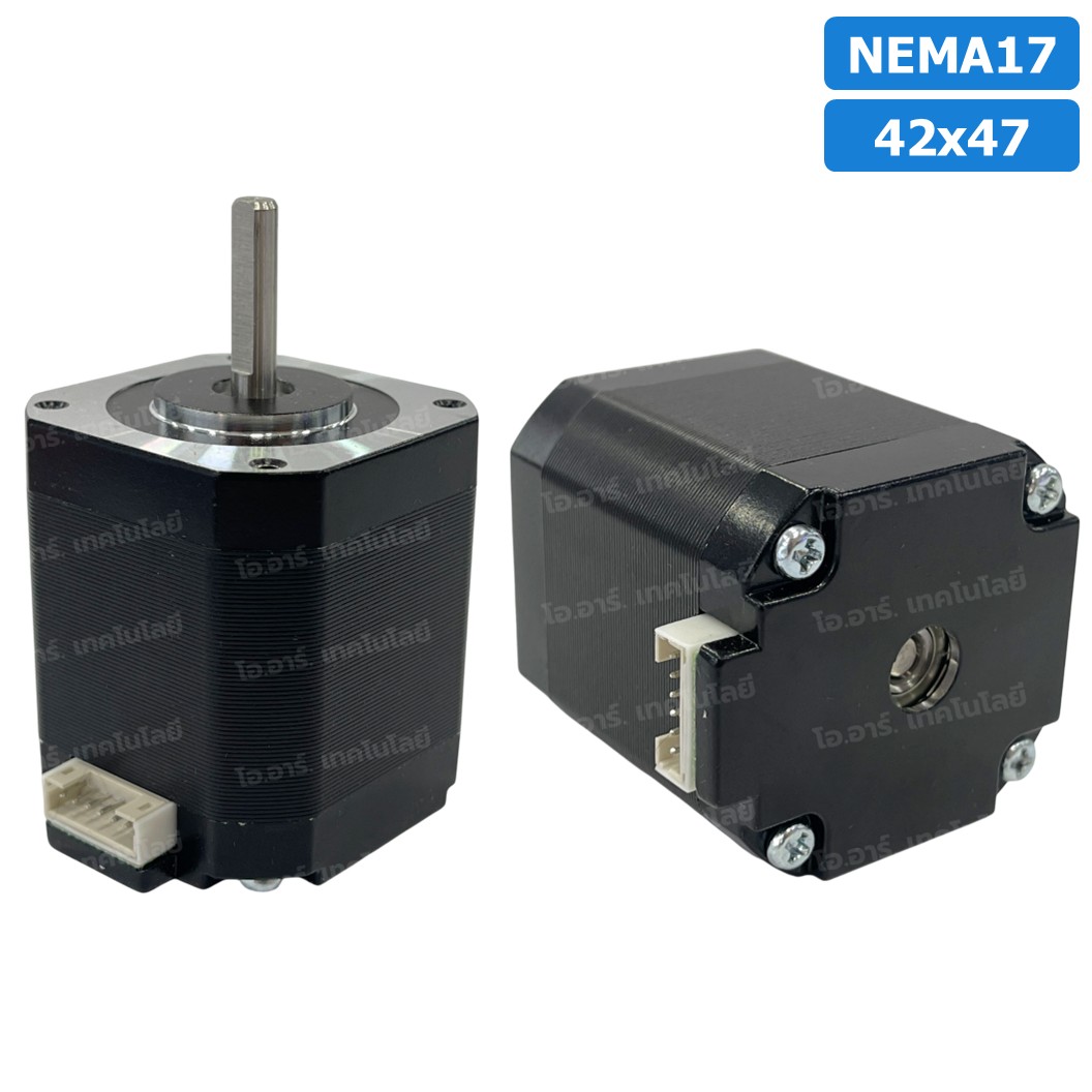 NEMA17 42x47 สเต็ปเปอร์มอเตอร์ พร้อมสาย Stepper Motor NEMA17 with cable 1000mm สเต็ปปิ้งมอเตอร์ Stepping Motor สเตปมอเตอร์ Step motor