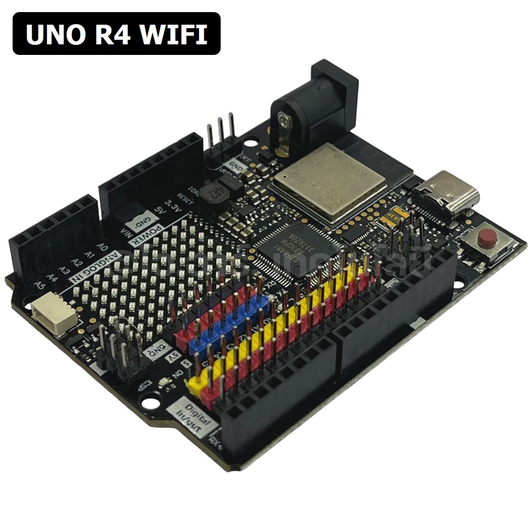 บอร์ดอาร์ดูโน่ Arduino UNO R4 WiFi Chinese Version (Black Edition)