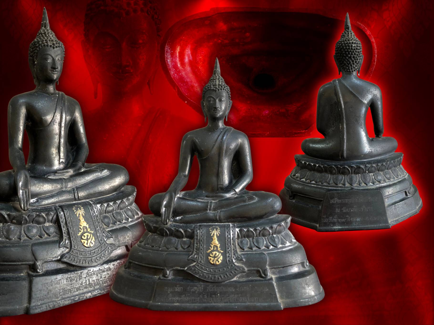 พระบูชา ภปร. 2508 วัดบวรนิเวศวิหาร ขนาดหน้าตัก 5 นิ้ว ในหลวง รัชกาลที่ 9 เสด็จทรงเททอง พระเกจิคณาจารย์ ทั่วประเทศรว่มพิธีมหาพุทธาภิเศกอย่างยิ่งใหญ่