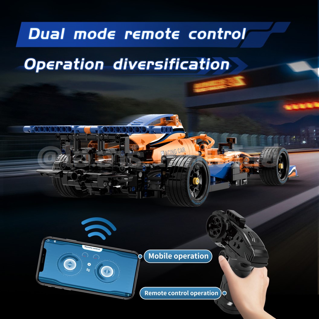 KEEYEE WORLD K96137 ตัวต่อเสริมทักษะ 1:12 FORMULA RACING CAR ของเล่นเสริมทักษะ ตัวต่อ Building Block STEAM Education Programmable Robot