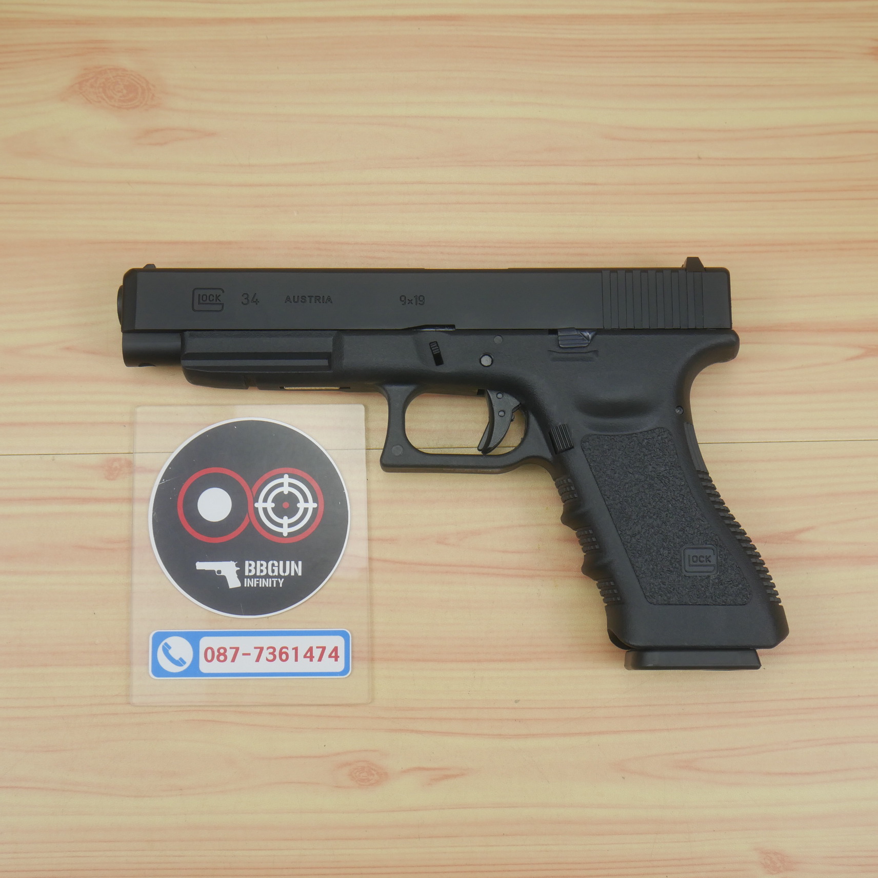 บีบีกันอัดแก๊ส Glock34 Gen3 E&C 1201 BB GUN