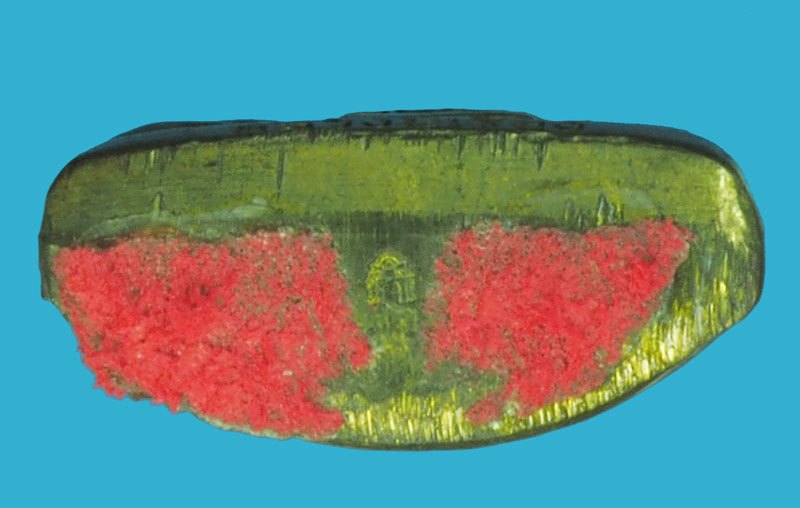 *39777 รูปหล่อหลวงปู่เรือง วัดเขาสามยอด ลพบุรี เนื้อทองเหลือง (สีแดงคือยางรองกันข้างกรอบสแตนเลสสามารถล้างออกได้) 8