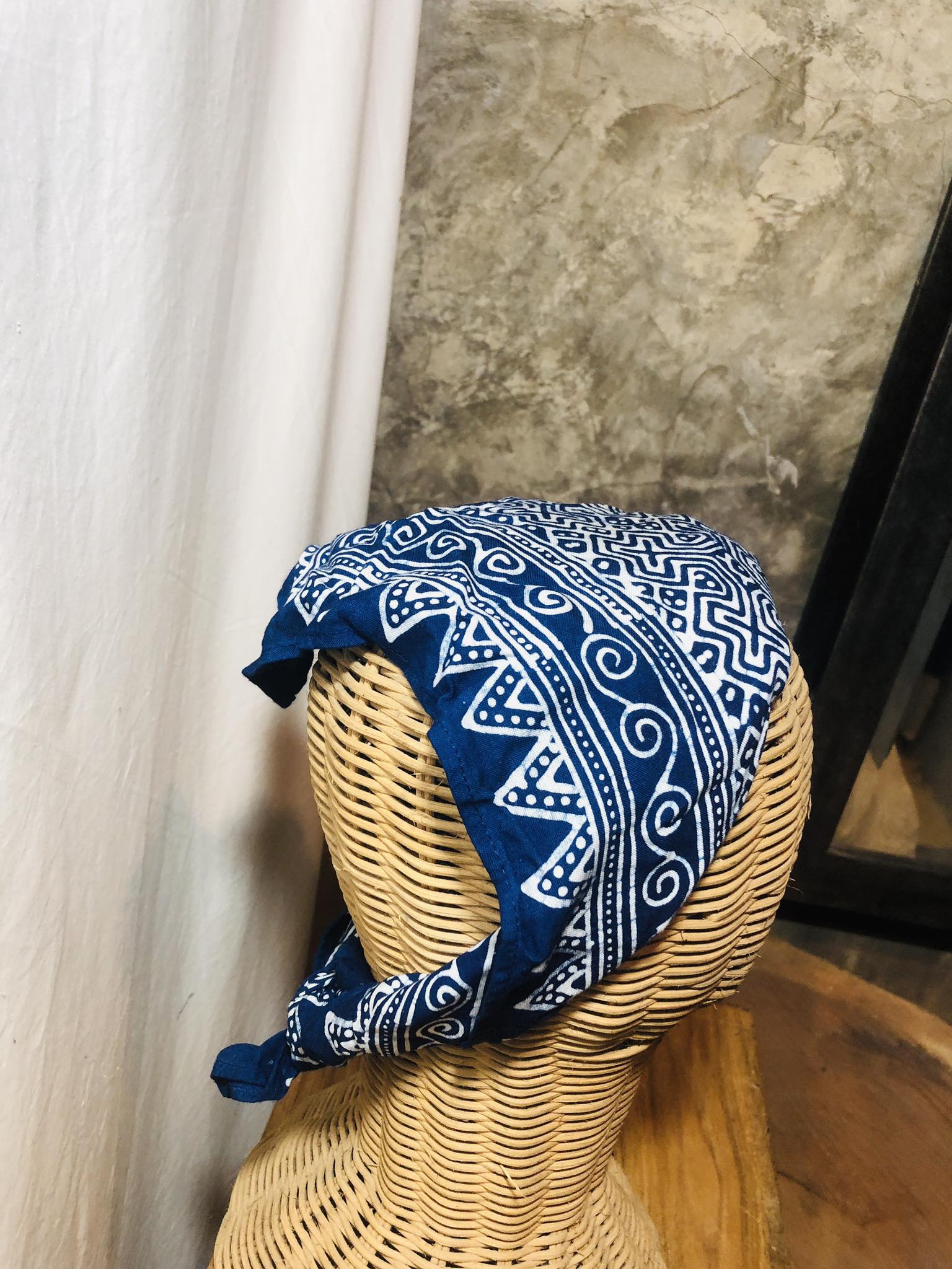 ผ้าคาดผม งานผ้าเขียนเทียน ฟาร์มเห็ดบ้านหัวน้่ำ