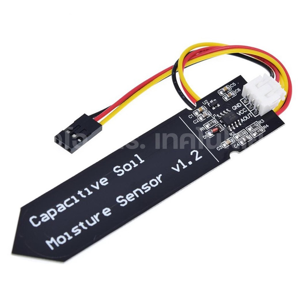 AB142 เซนเซอร์วัดความชื้นในดิน แบบสัมผัส Capacitive Soil Moisture Sensor V1.2