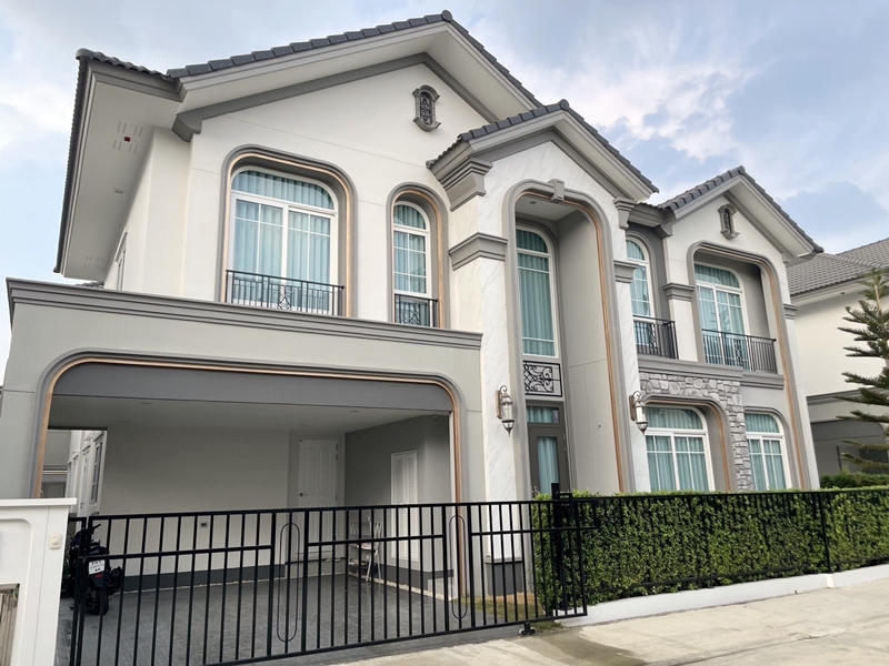 Single house for rent, Grandio Ramintra-Wongwaen, beautiful and new ให้เช่าบ้านเดี่ยว แกรนดิโอรามอินทรา-วงแหวน สวยใหม่