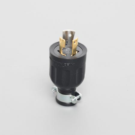 AMERICAN DENKI 3112R ปลั๊กตัวผู้ขาล็อก 2P(2P,3W GND) 15A 125V