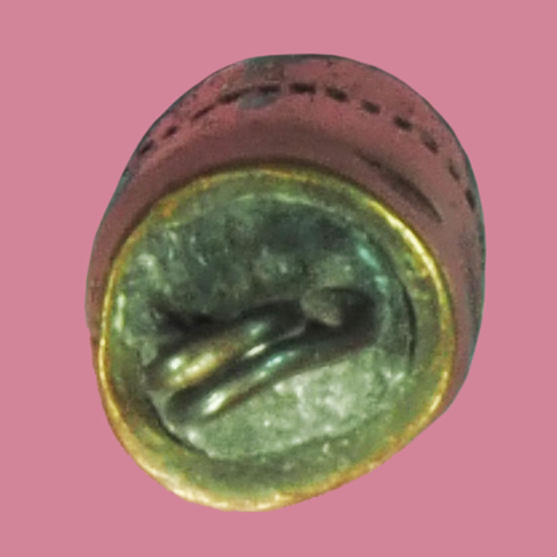 ขายแล้ว*38198 ตะกรุดหัวลูกปืน หลวงพ่อกวย วัดโฆษิตราราม ชัยนาท 12