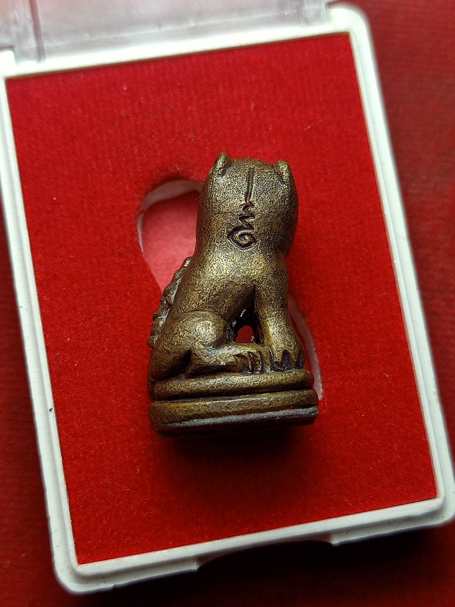 เสื้อรุ่นระวังภัย ที่ระลึกเททองหล่อพระ หลวงพ่อดำ-หลวงพ่ออ่ำ วัเจริญวราราม(วัดน้อย) จ.สมทรปราการ พร้อมกล่อง (SKU-02702)